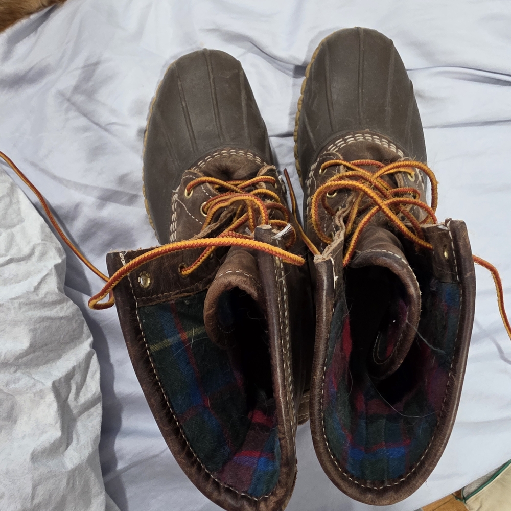 LL Bean Fleece Lined Duck Boots